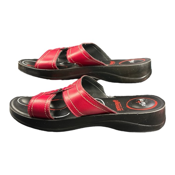 Red Aerosoles Comfort Sandals – Size 10 - Picture 3 of 6